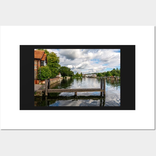 A Landing Stage at Marlow on Thames Wall Art by IanWL